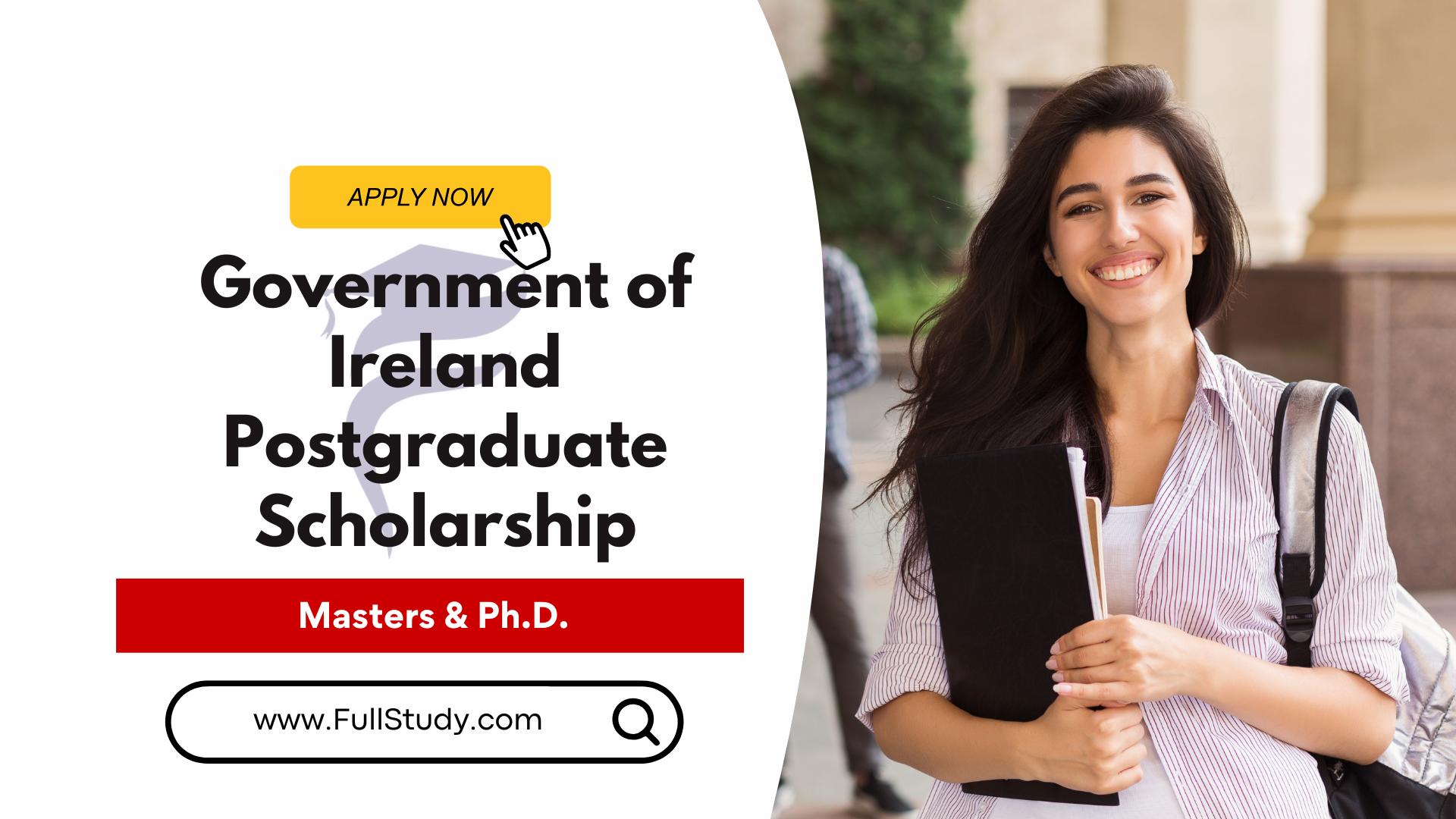 Government of Ireland Postgraduate Scholarship Program 2024